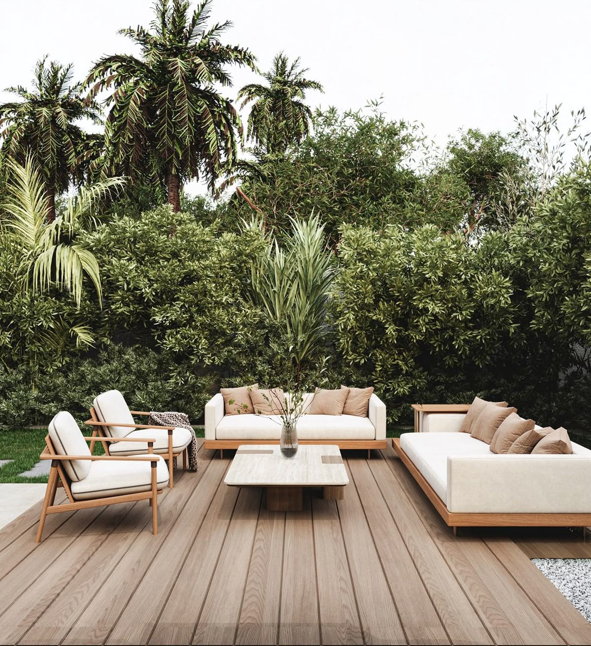 جلسات خارجية (خشب/حديد)